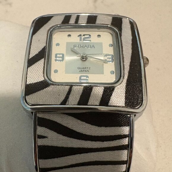 Strada - Zebra Print Women's Watch - Picture 2 of 7